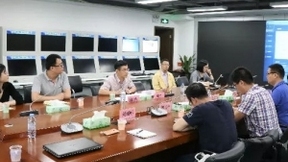 广东海洋大学深圳研究院一行拜访深圳市海洋监测预报中心洽谈合作