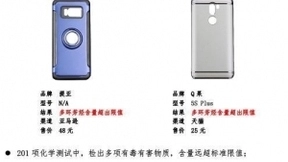 小米等5款手机壳含有毒有害物 苹果单项超标近50倍