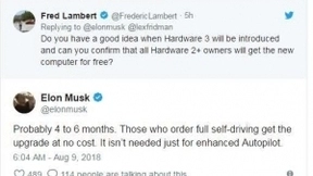 马斯克：特斯拉人工智能芯片六个月之内亮相