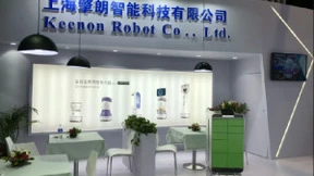 如此高颜值非要靠实力取胜 擎朗机器人引爆2018WRC