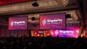 松鼠AI栗浩洋在全球科技最创新的美国奇点大学探讨AI教育的指数级增长