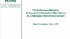 美陆军研究所发布报告 《自动化信息作战：战略制胜的机制》