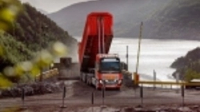 沃尔沃的自动驾驶卡车将从矿井中运输石灰石