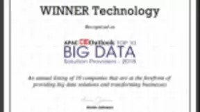 汇纳科技荣获APAC CIOOutlook 2018年“TOP10大数据解决方案提供商”
