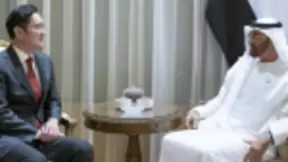 阿联酋王储推特贴出与三星李在镕合照 共商5G和AI