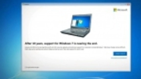 微软警告Windows 7用户即将结束安全更新