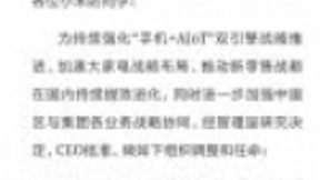 小米架构调整：雷军兼任中国区总裁，成立大家电事业部