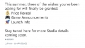 谷歌即将公布Stadia云游戏服务阵容、价格