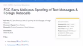 反机器人电话新规允许FCC打击短信骚扰和境外来电者