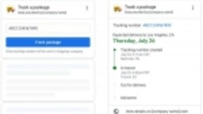 谷歌上线物流单号查询功能，百度一年前就能“查询”还可以直接下单