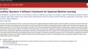 谷歌重磅发布TensorFlow Quantum：首个用于训练量子ML模型的框架