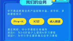 教育成字节跳动新重点 将打造面向未来的教育产品