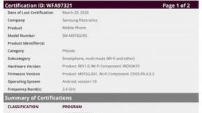 三星入门机型Galaxy M01曝光，搭载骁龙439
