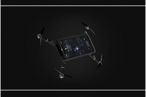 大疆推出手机飞行云台Mamo 采用纯黑色设计