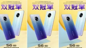 vivo S6：轻薄5G+自拍神器迅速成为销量双冠王