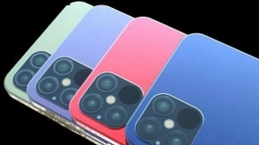 iPhone12概念图:支持反向无线充电,浴霸四摄刘海屏透明化设计