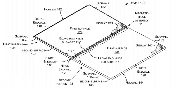 微软双屏折叠Surface专利曝光：间隙更小，更美观