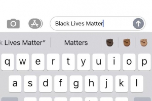 苹果iOS输入法新增黑人人权emoji：标志性举拳头