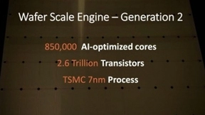 世界最大AI处理器升级7nm工艺：85万核心、2.6万亿晶体管