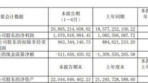 中天科技上半年营收208.95亿元 同比增长12.48%