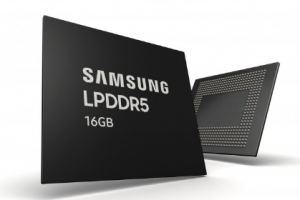 三星开始批量生产16GB LPDDR5 DRAM芯片