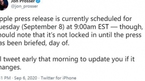 消息称苹果iPhone 12秋季新品发布会暂定于9月8日美国东部时间上午9点