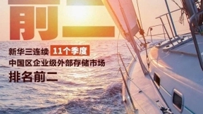 IDC：新华三连续11季度稳居中国外部存储市场前二