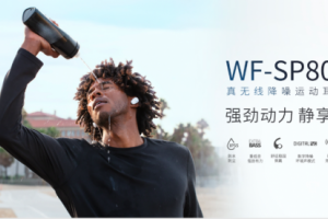 索尼真无线降噪运动蓝牙耳机WF-SP800N 新升级专为运动而设计