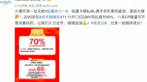 京东11.11哈曼GMV同比猛增60%背后：强强联合+花式营销造销售奇迹