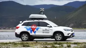 特斯拉车机导航精准新升级 百度地图导航路口放大图功能登陆特斯拉