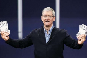 苹果CEO库克去年薪酬超1400万美元 其中绩效奖励1073万美元