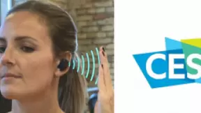 非接触式手势控制耳机亮相CES 2021
