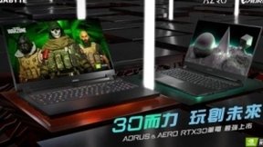 GeForce RTX 30 独显笔电问世！ 技嘉新品「30而力」