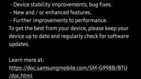 三星为Galaxy S21系列推送系统更新 包括二月份安全补丁