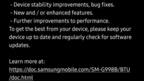 三星为Galaxy S21系列推送系统更新 包括二月份安全补丁