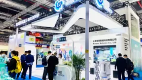 擎朗智能携多元产品亮相第83届中国国际医疗器械博览会