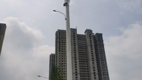 湖北移动创新试点新技术  通信路灯杆建设再提速