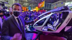 巴黎VivaTech 2021峰会开启，亿航智能首次亮相吸引法国总统参观