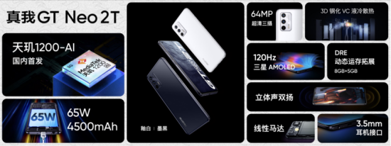 realme发布真我GT Neo2T等三款产品 全力冲刺中国区千万销量目标