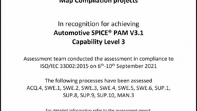 四维图新欧洲通过Automotive SPICE 3级认证