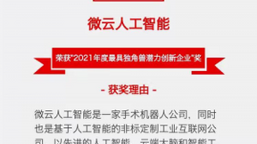2021潜在独角兽和最佳AI垂直场景大奖双双花落微云人工智能