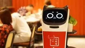 小餐馆也有送餐机器人啦！租赁费每月超千元 经营者：创造价值有限