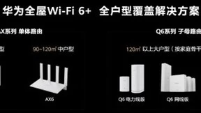 全屋WiFi新选择，华为路由 Q6、AX6正式发布