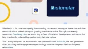 Cloudinary官宣与微帧达成深度合作，全面支持AV1提升用户体验