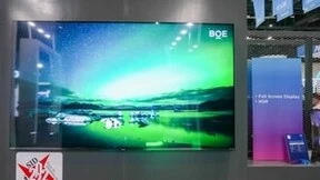 BOE(京东方)86英寸主动式玻璃基Mini LED产品斩获国际显示周DIA大奖