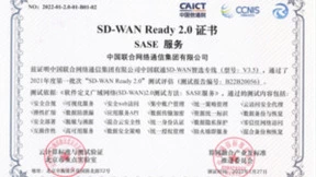 中国联通“SD-WAN云网一体算力调度-促网络信息服务升级”项目荣获“SD-WAN+云网融合优秀服务奖”