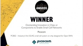 比科奇凭业界首款5G小基站系统级芯片（SoC）斩获2022年度全球小基站论坛大奖