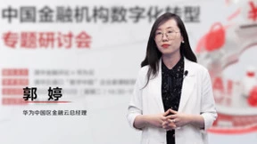 华为云郭婷：华为云助力金融机构核心系统、数据分析系统全面升级