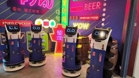 中国台湾最大餐饮集团“王品”导入普渡机器人，丰富客户用餐体验！