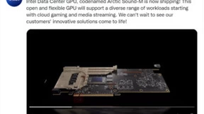 英特尔数据中心 GPU 正式发货，以开放灵活提供强劲算力